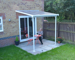 Sierra 7.5'x7.5' Patio Cover White/Gray by Palram-Canopia