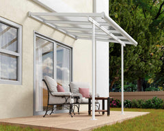 Sierra 7.5'x7.5' Patio Cover White/Gray by Palram-Canopia