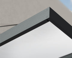 Sophia XL 7000 22'x5' Awning - Gray/Mist & Gray/Clear by Palram-Canopia