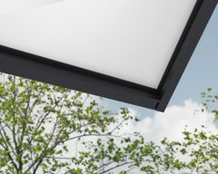 Sophia XL 7000 22'x5' Awning - Gray/Mist & Gray/Clear by Palram-Canopia