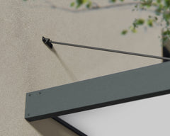 Sophia XL 2000 6'x5' Awning - Gray/Mist & Gray/Clear by Palram-Canopia