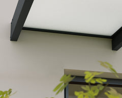 Sophia XL 7000 22'x5' Awning - Gray/Mist & Gray/Clear by Palram-Canopia