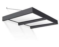 Sophia XL 2000 6'x5' Awning - Gray/Mist & Gray/Clear by Palram-Canopia