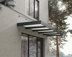 Sophia XL 5000 15'x5' Awning - Gray/Mist & Gray/Clear by Palram-Canopia