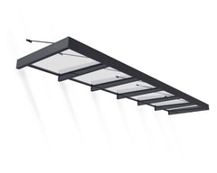 Sophia XL 6000 19'x5' Awning - Gray/Mist & Gray/Clear by Palram-Canopia