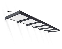 Sophia XL 6000 19'x5' Awning - Gray/Mist & Gray/Clear by Palram-Canopia