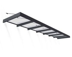 Sophia XL 7000 22'x5' Awning - Gray/Mist & Gray/Clear by Palram-Canopia