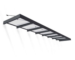 Sophia XL 8000 25'x5' Awning - Gray/Mist & Gray/Clear by Palram-Canopia