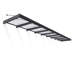 Sophia XL 9000 28'x5' Awning - Gray/Mist & Gray/Clear by Palram-Canopia