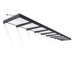 Sophia XL 9000 28'x5' Awning - Gray/Mist & Gray/Clear by Palram-Canopia