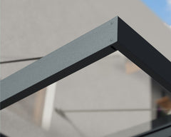 Sophia XL 7000 22'x5' Awning - Gray/Mist & Gray/Clear by Palram-Canopia