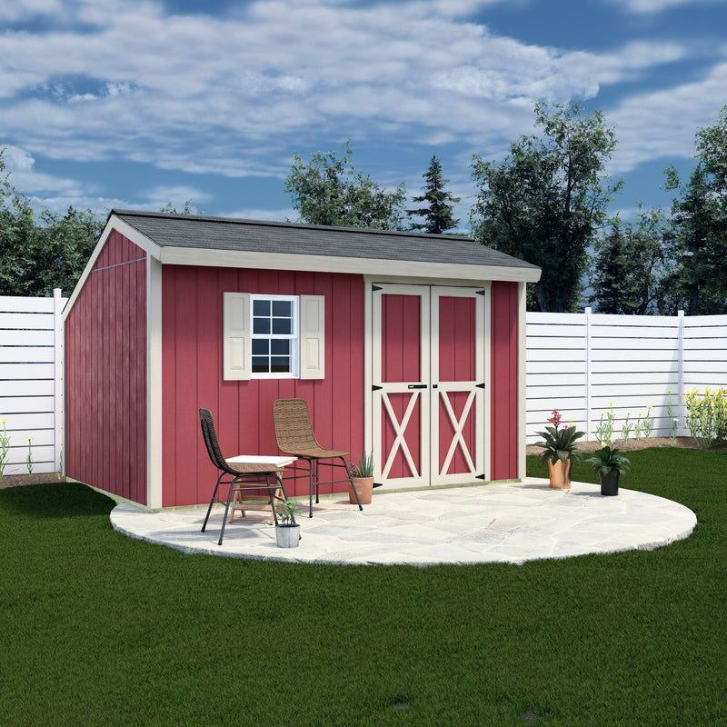 Sophisticated Salt Box 8x12 Shed Kit Series By Best Barns