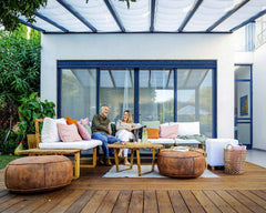 11'x12' Stockholm Patio Cover Roof Blinds by Palram-Canopia