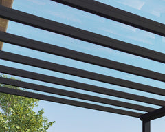Stockholm 11' x 12' Patio Cover Gray/Clear by Palram-Canopia