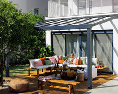 Stockholm 11' x 19' Patio Cover Gray/Clear by Palram-Canopia