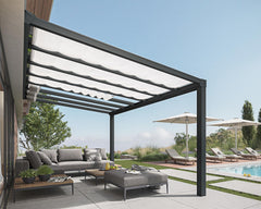 Stockholm 11' x 19' Patio Cover Gray/Clear by Palram-Canopia