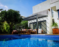 Stockholm 11' x 17' Patio Cover Gray/Clear by Palram-Canopia