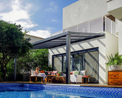 Stockholm 11' x 19' Patio Cover Gray/Clear by Palram-Canopia