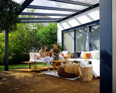 Stockholm 11' x 17' Patio Cover Gray/Clear by Palram-Canopia