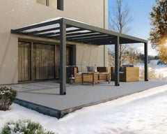 Stockholm 11' x 22' Patio Cover Gray/Clear by Palram-Canopia