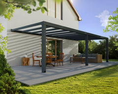 Stockholm 11' x 26' Patio Cover Gray/Clear by Palram-Canopia
