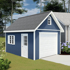 Tailored Titan-Tall w/Loft Garage Kit Series 12x16,20,24 By Best Barns