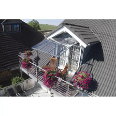Vega 7'x7' 2000 Awning - Gray/Clear by Palram-Canopia