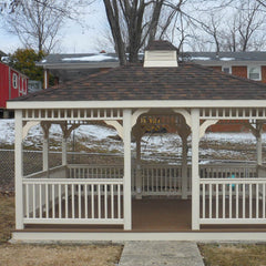 Vinyl Rectangle Gazebo Kit By Atlantic Outdoors