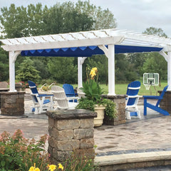 Vinyl Cozy Retreat Pergola Kit By Atlantic Outdoors