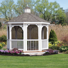 Vinyl Octagon Gazebo Kit By Atlantic Outdoors