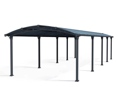 Arcadia 10600 12'x35' Carport-Gray/Gray by Palram-Canopia Carport Canopia by Palram