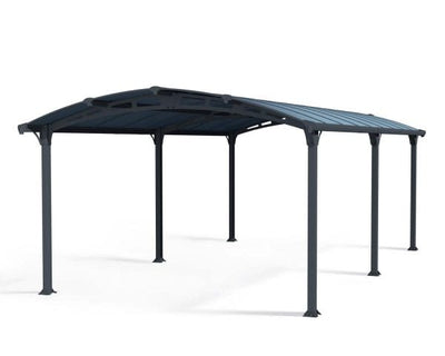 Arcadia 6400 12'x21' Carport-Gray/Gray by Palram-Canopia Carport Canopia by Palram