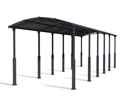 Arcadia Alpine 12'x42' Carport-Gray/Gray by Palram-Canopia Carport Canopia by Palram