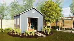 Backyard Basecamp 12x12 Shed Kit Series By Best Barns Shed Kit Best Barns