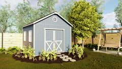 Backyard Basecamp 12x12 Shed Kit Series By Best Barns Shed Kit Best Barns