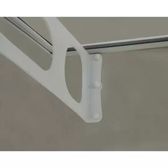 Bordeaux 22x5 6690 Awning - White/Diffused Clear by Palram-Canopia Awnings Canopia by Palram