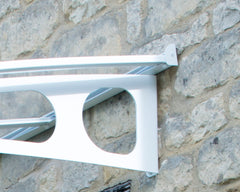 Bordeaux 22x5 6690 Awning - White/Diffused Clear by Palram-Canopia Awnings Canopia by Palram