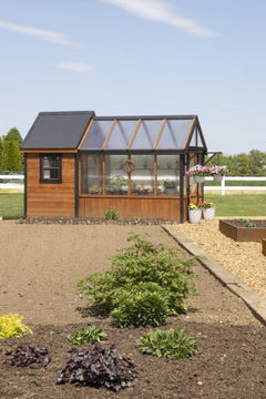 Cedar A-Frame Greenhouse Kit By Atlantic Outdoors Wood Greenhouses Atlantic Outdoors