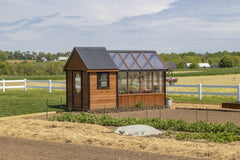 Cedar A-Frame Greenhouse Kit By Atlantic Outdoors Wood Greenhouses Atlantic Outdoors