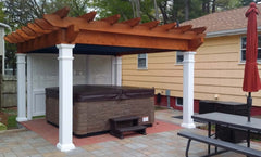 Cedar Oasis Pergola Kit Wood Pergolas Atlantic Outdoors
