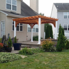 Cedar Oasis Pergola Kit Wood Pergolas Atlantic Outdoors