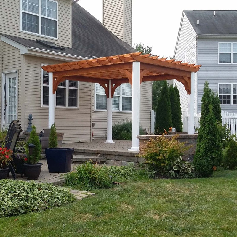 Cedar Oasis Pergola Kit Wood Pergolas Atlantic Outdoors