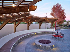 Cedar Wood Inline Pergola Kit By Atlantic Outdoors Wood Pergolas Atlantic Outdoors