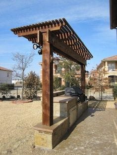Cedar Wood Inline Pergola Kit By Atlantic Outdoors Wood Pergolas Atlantic Outdoors