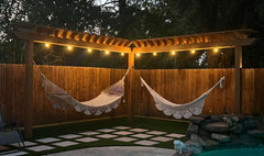 Cedar Wood Inline Pergola Kit By Atlantic Outdoors Wood Pergolas Atlantic Outdoors