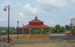 Cedar Wood Octagon Gazebo Kit By Atlantic Outdoors Wood Gazebos Atlantic Outdoors