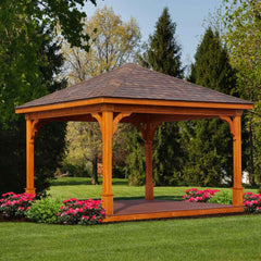 Cedar Wood Pavilion Kit By Atlantic Outdoors Pavilion Atlantic Outdoors