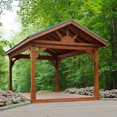 Cedar Wood Pavilion Kit By Atlantic Outdoors Pavilion Atlantic Outdoors