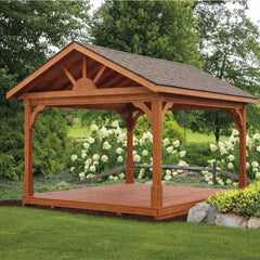 Cedar Wood Pavilion Kit By Atlantic Outdoors Pavilion Atlantic Outdoors
