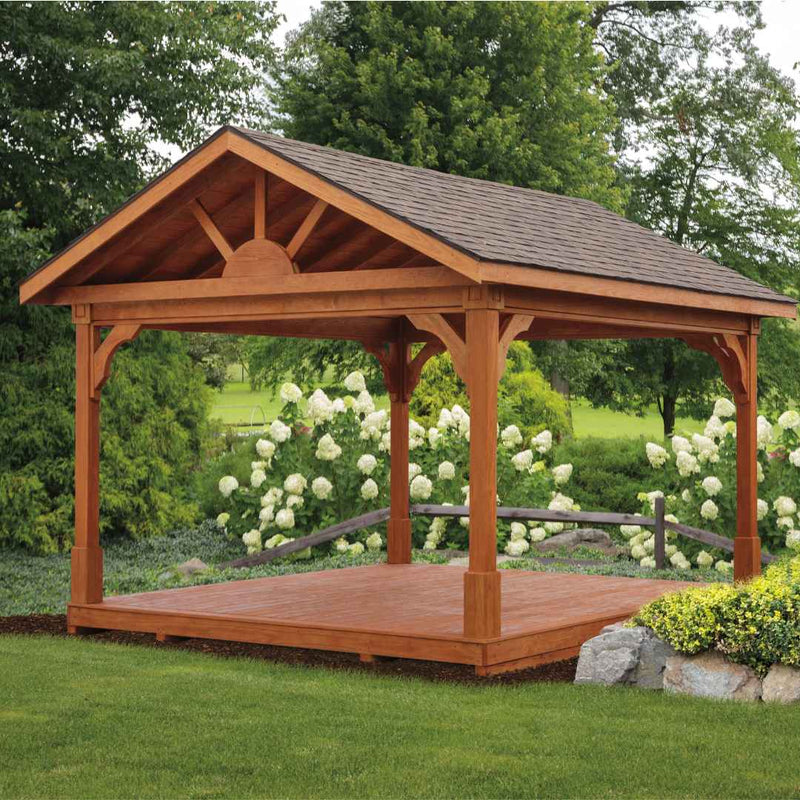 Cedar Wood Pavilion Kit By Atlantic Outdoors Pavilion Atlantic Outdoors